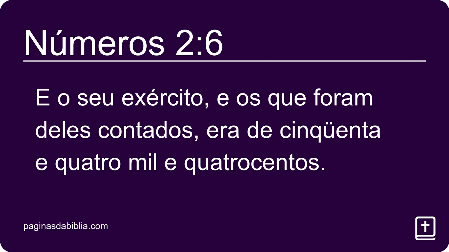 Números 2:6