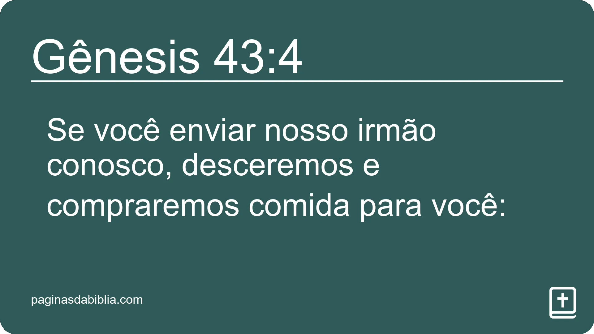 Gênesis 43:4