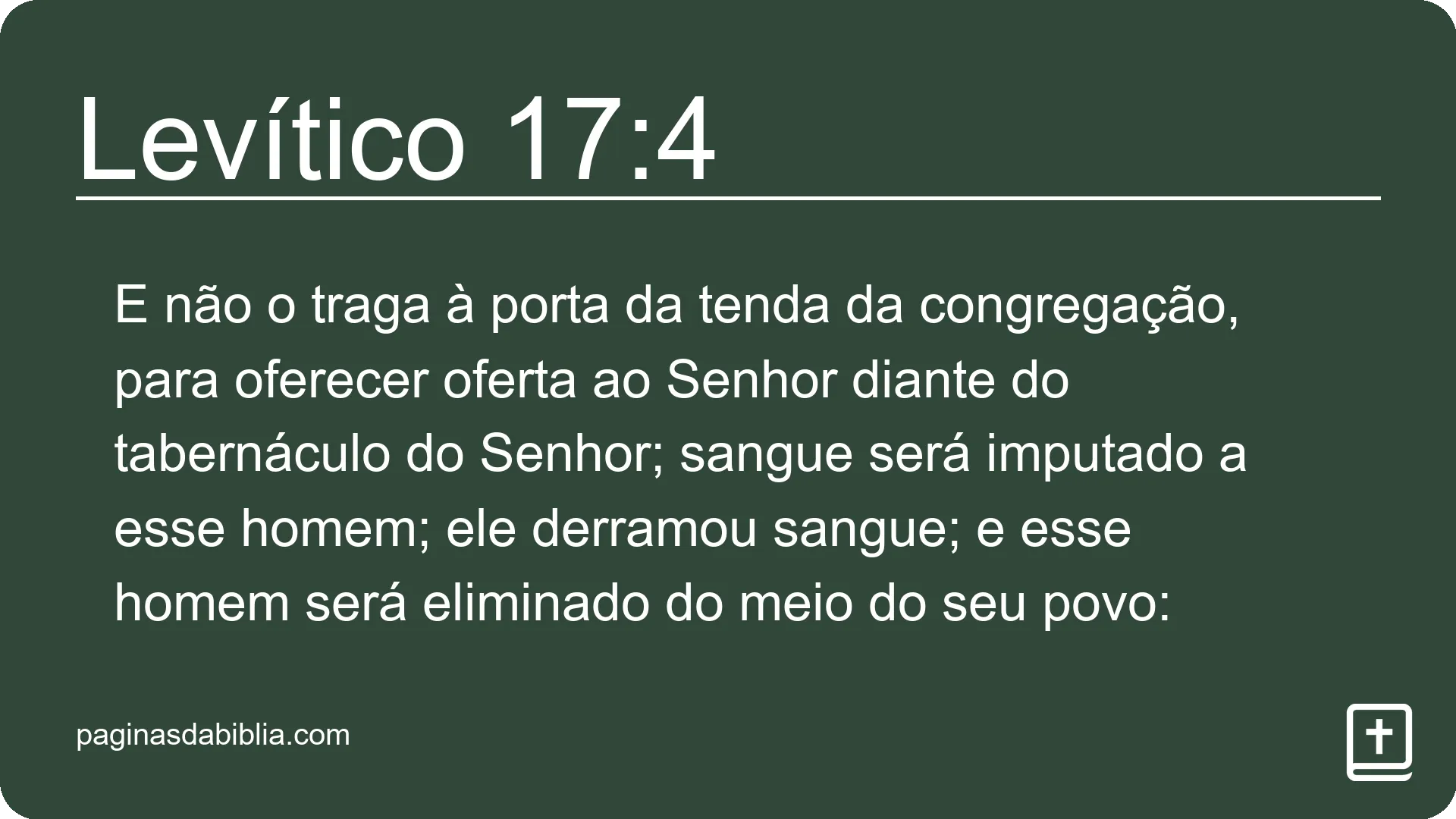 Levítico 17:4