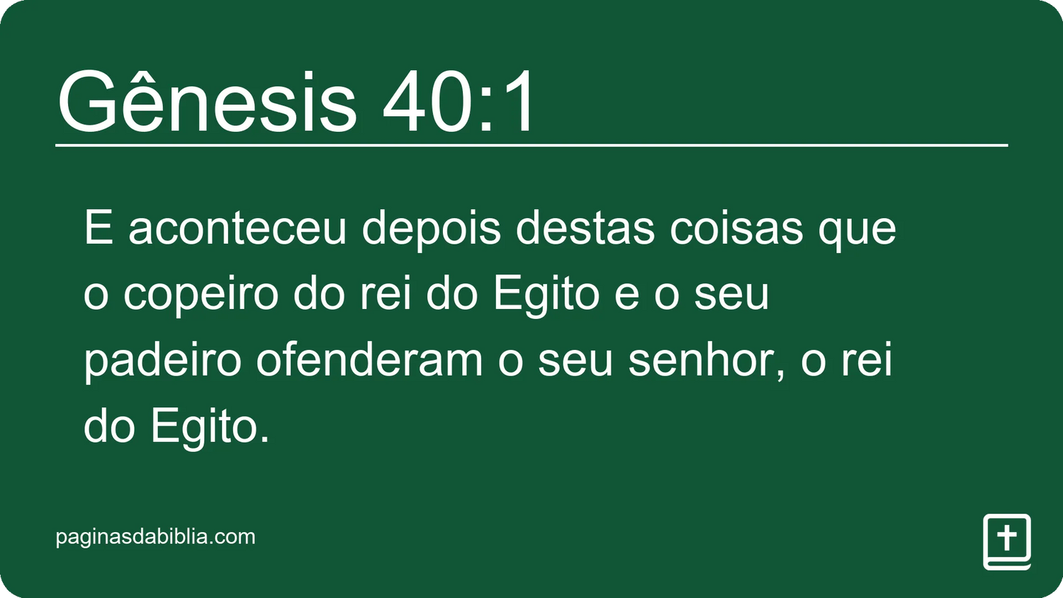 Gênesis 40:1