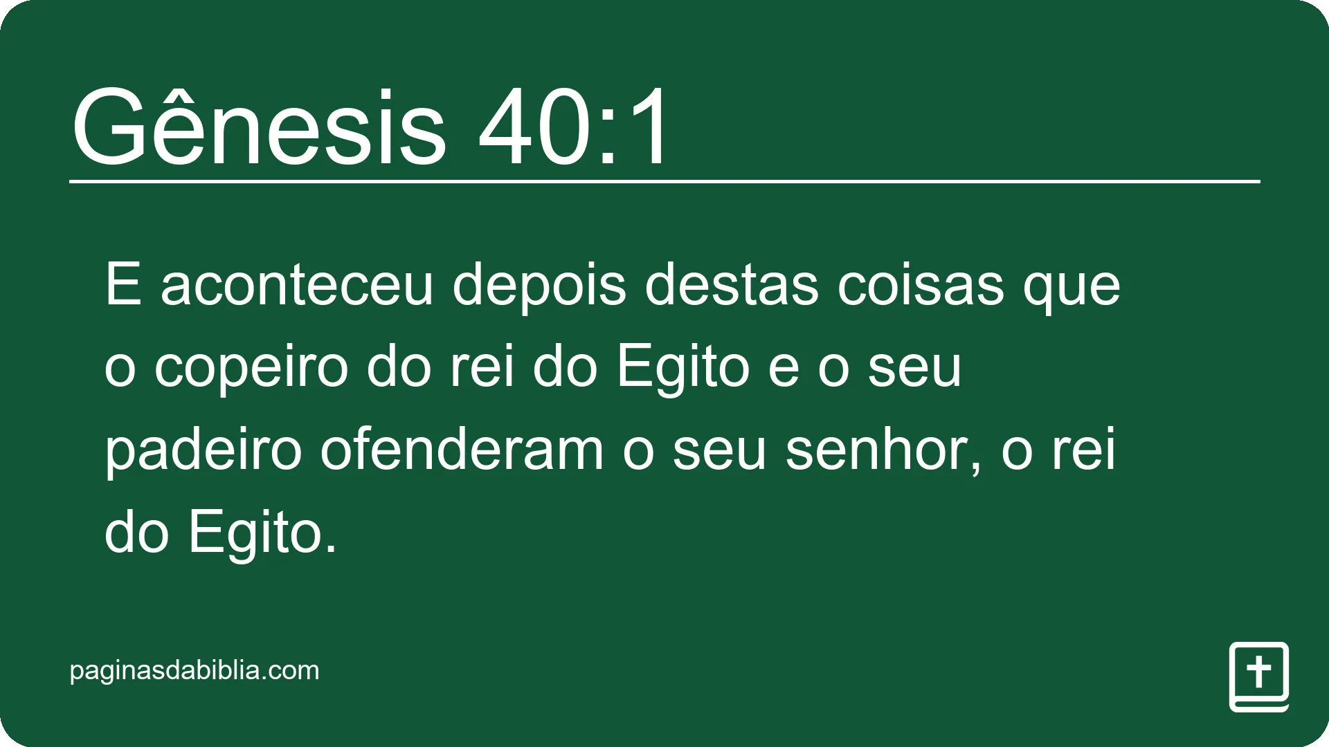 Gênesis 40:1