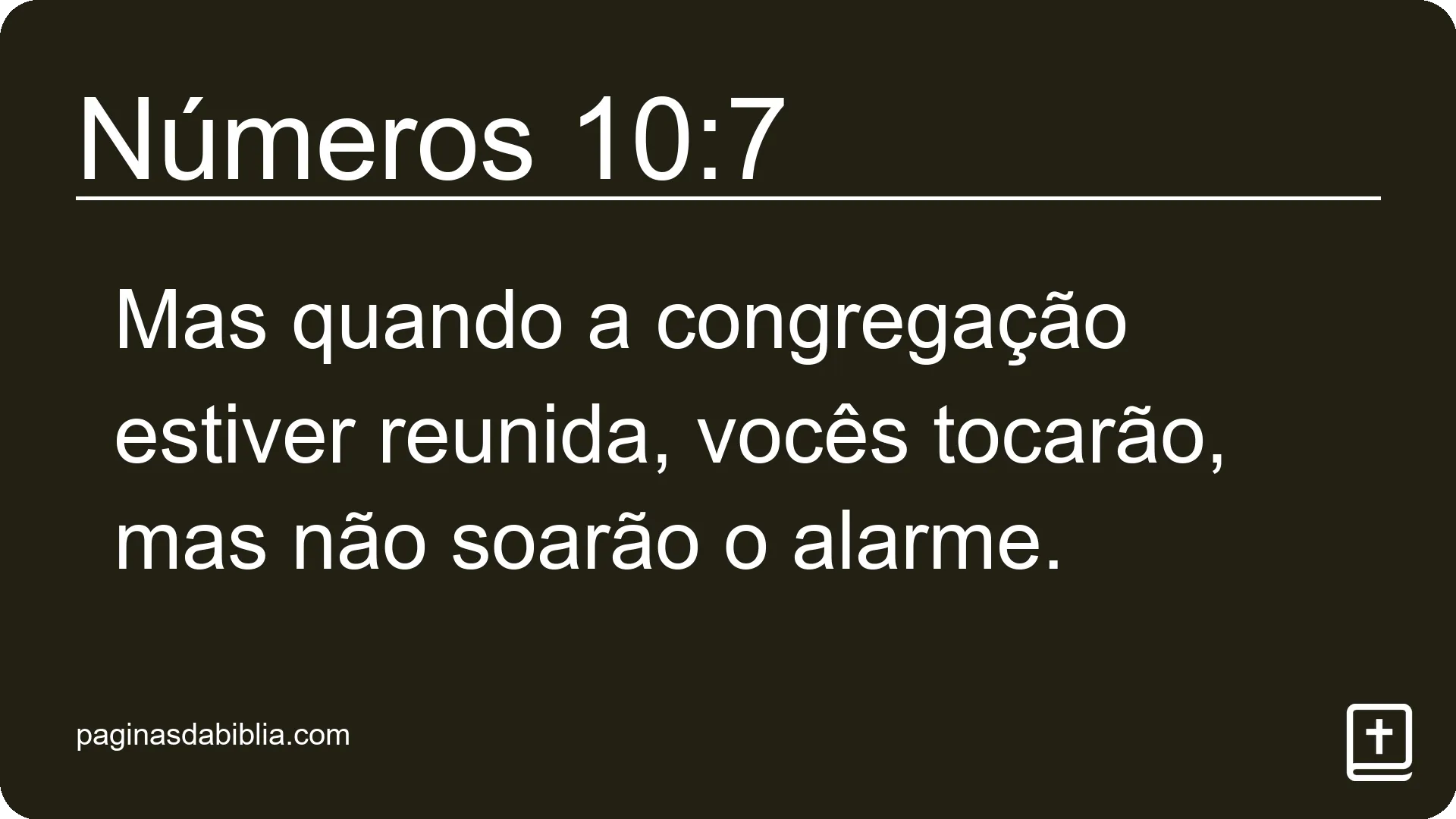 Números 10:7