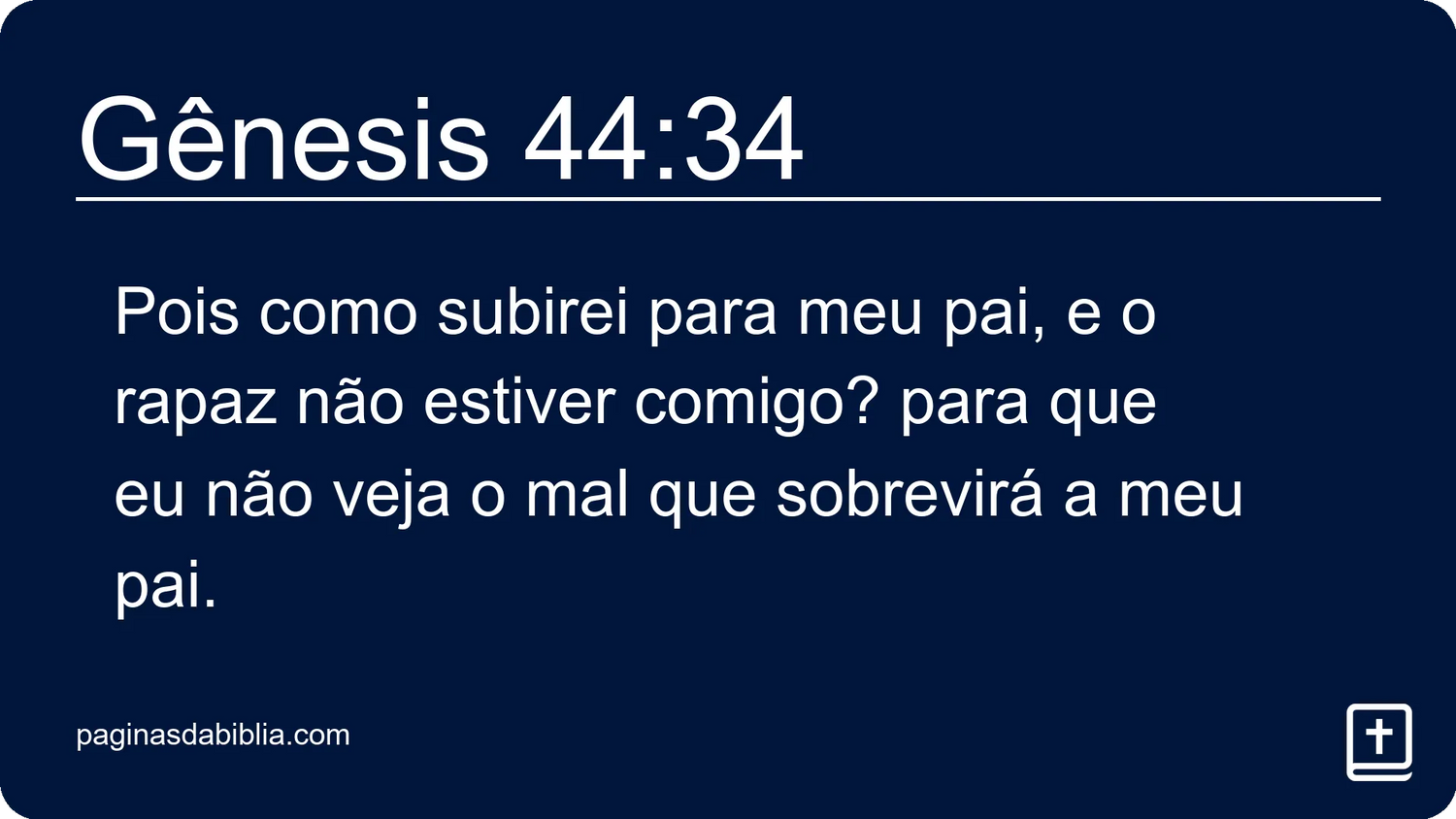 Gênesis 44:34