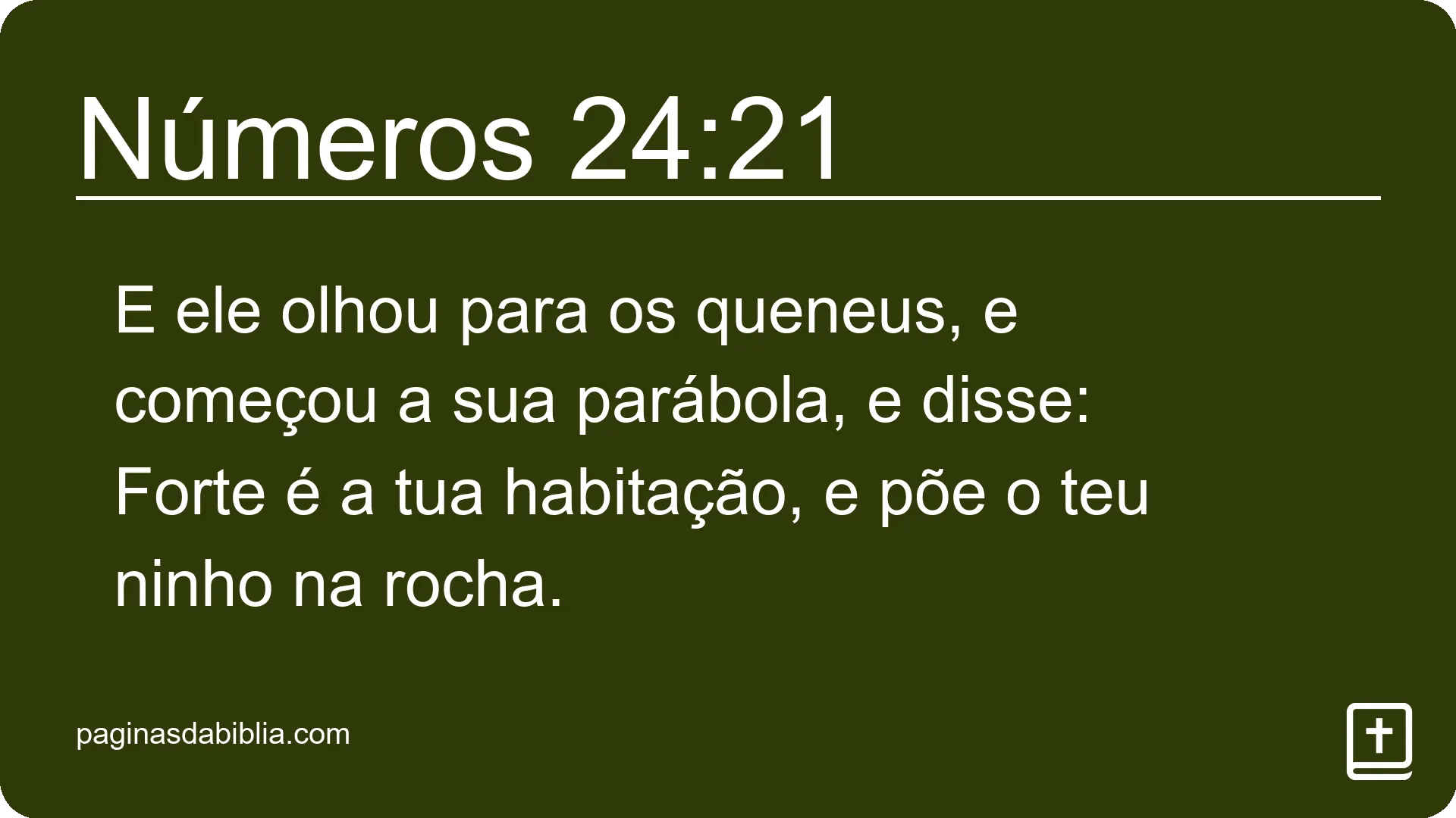 Números 24:21