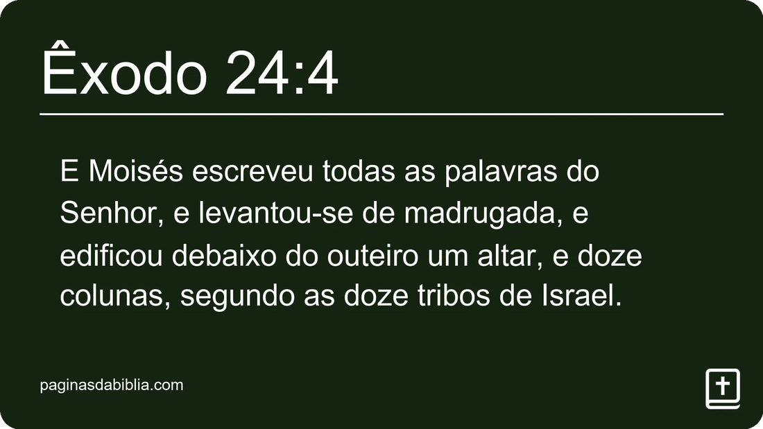 Êxodo 24:4