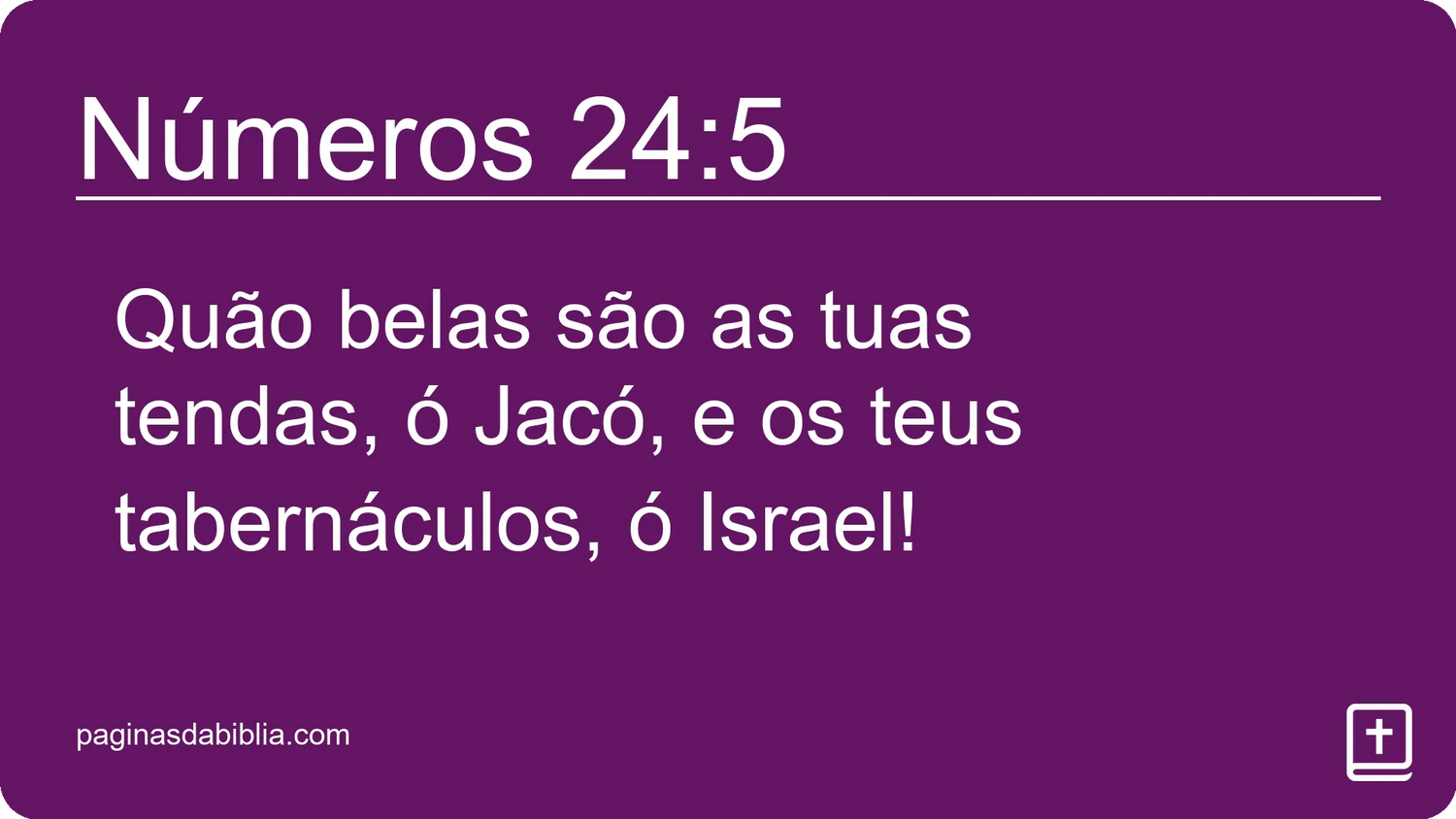 Números 24:5