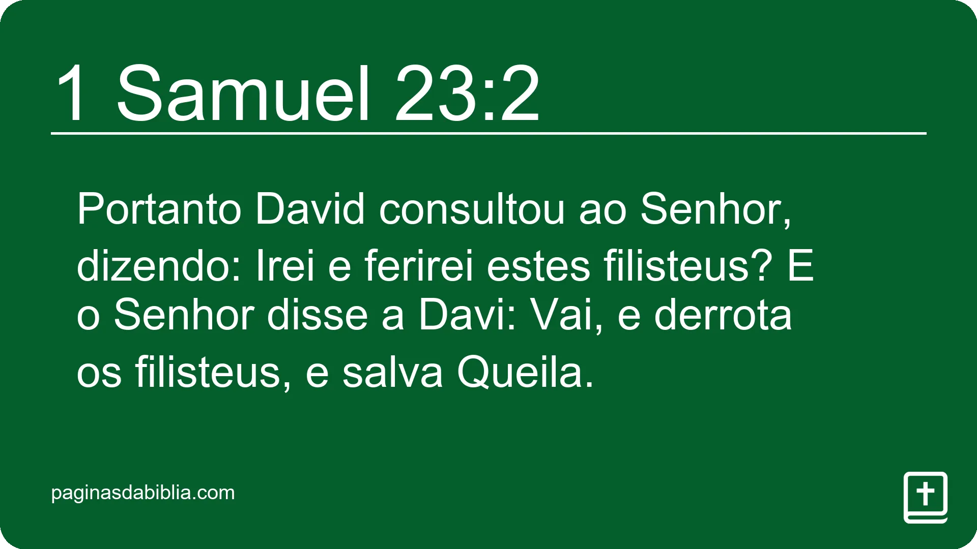 1 Samuel 23:2