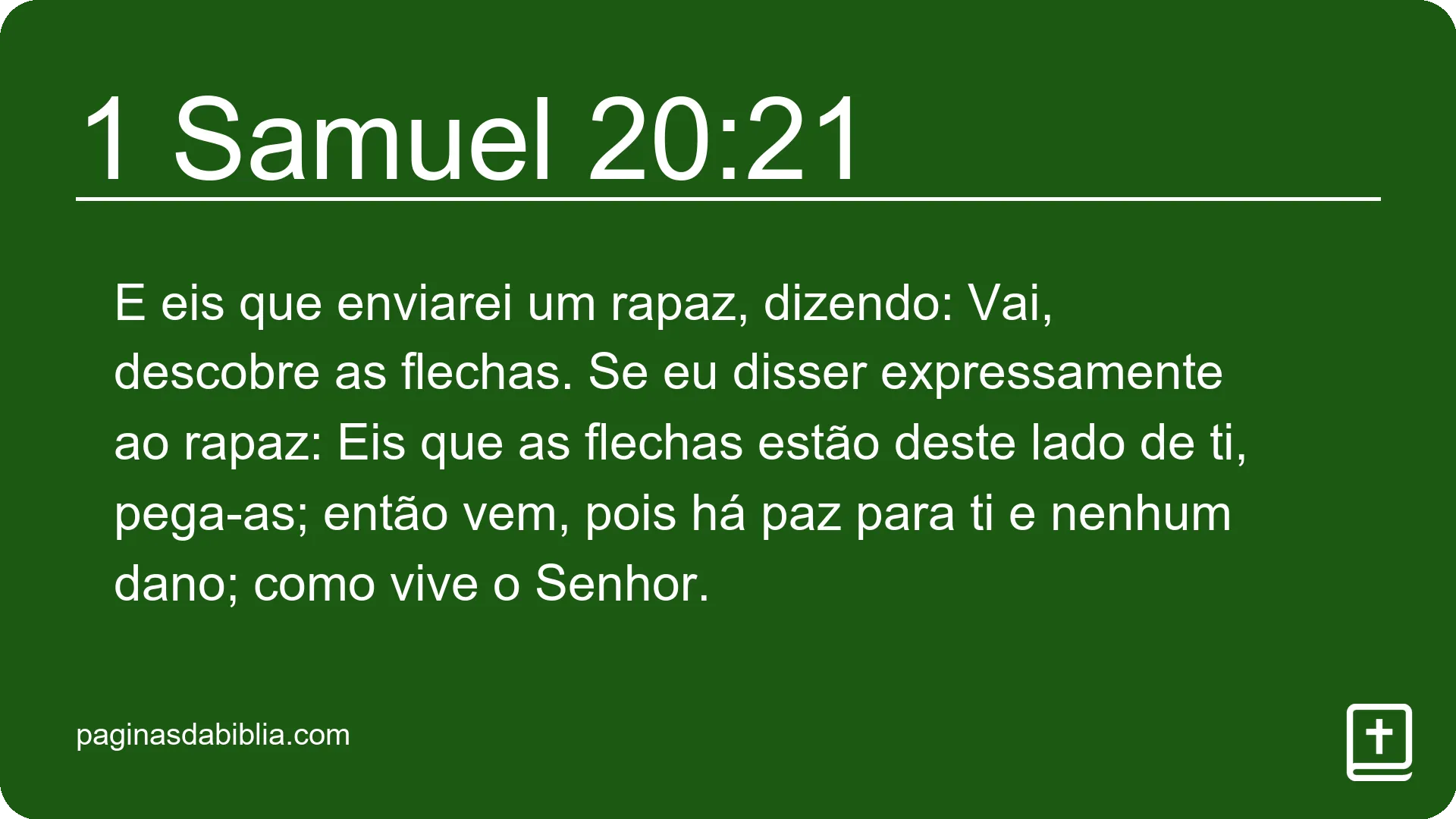 1 Samuel 20:21