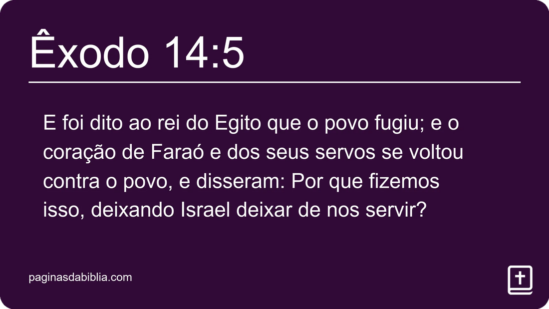 Êxodo 14:5