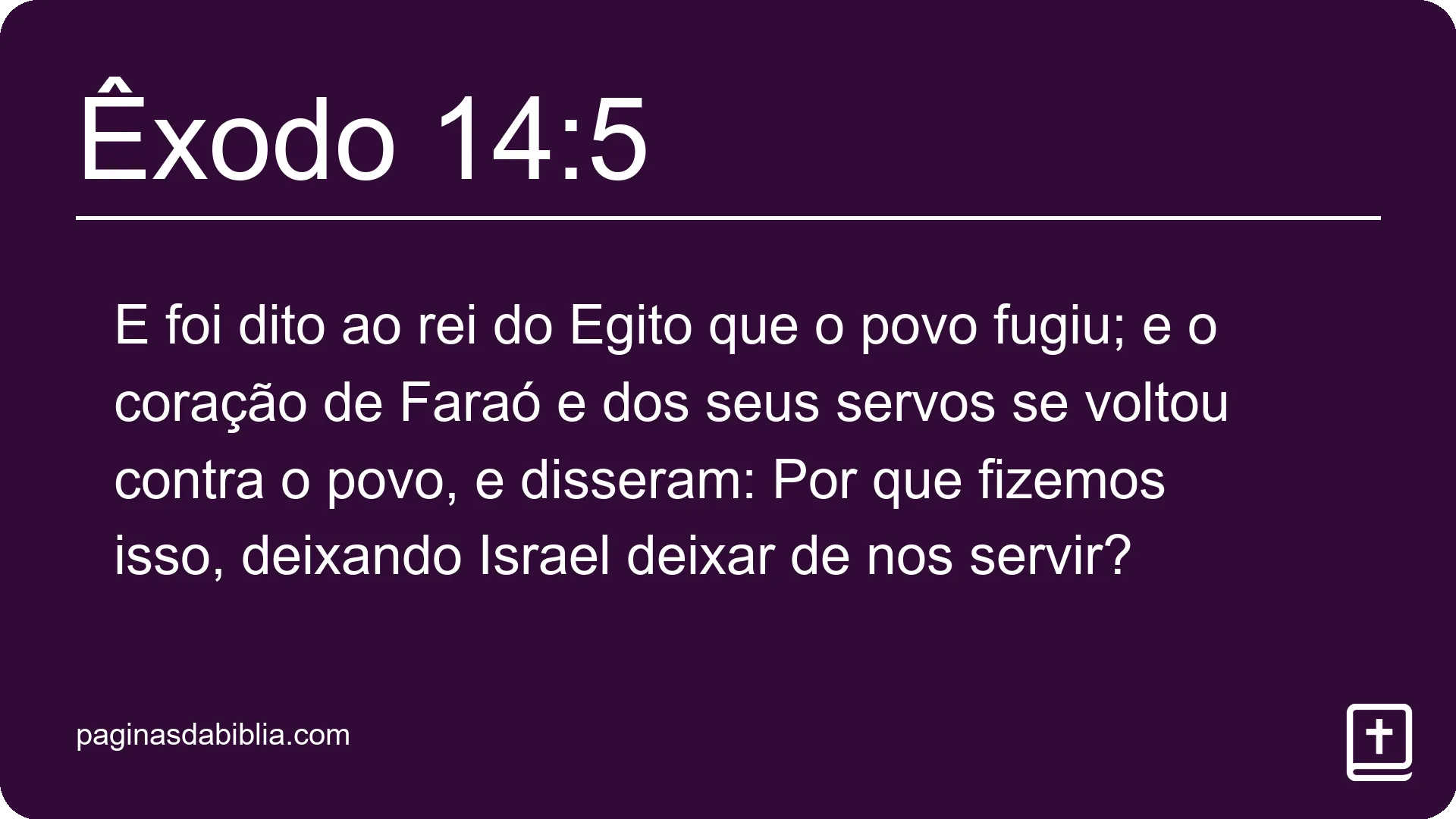 Êxodo 14:5