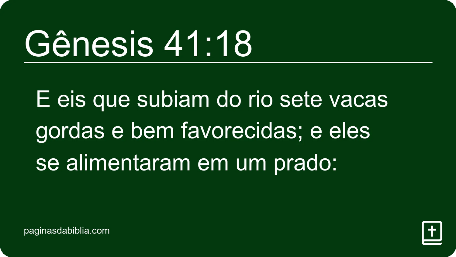 Gênesis 41:18