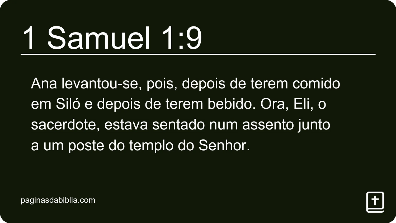 1 Samuel 1:9