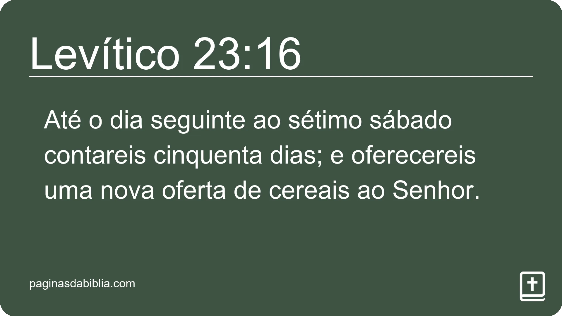 Levítico 23:16