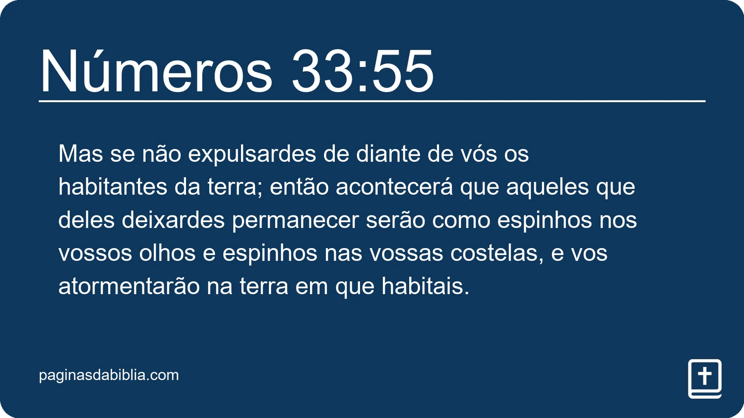 Números 33:55