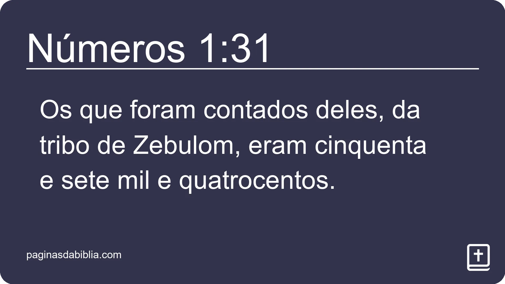 Números 1:31