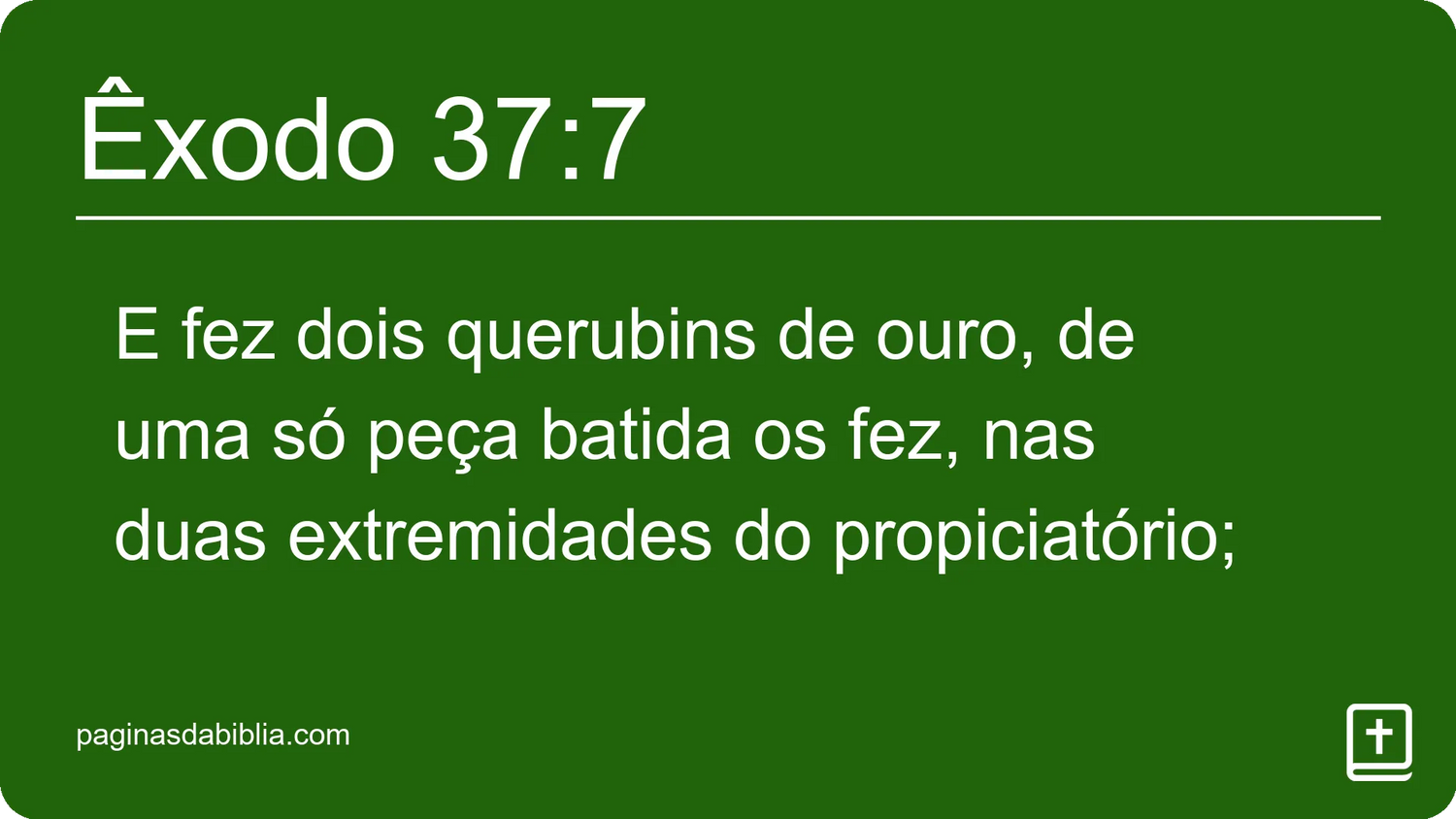 Êxodo 37:7