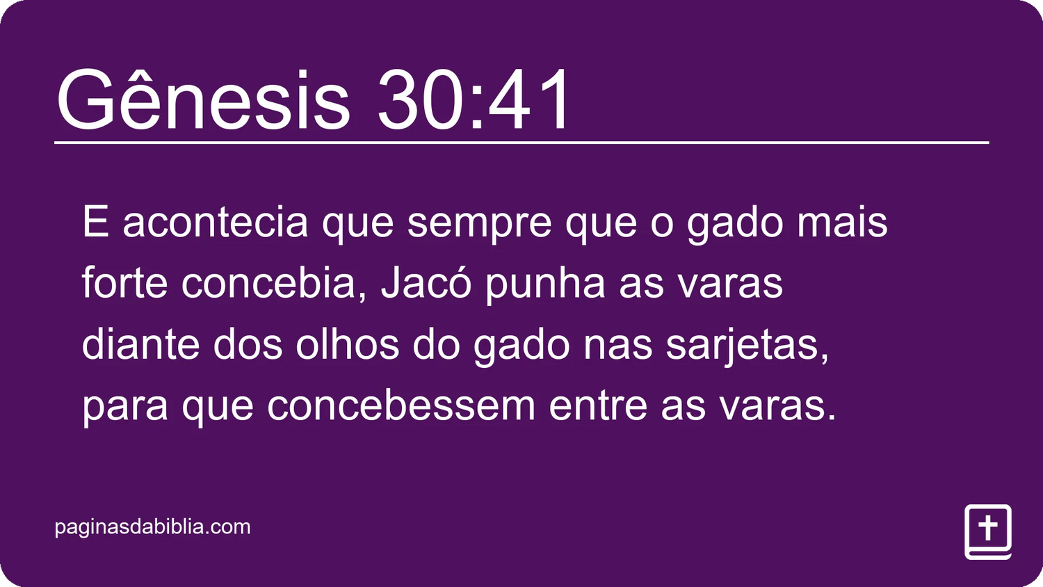 Gênesis 30:41