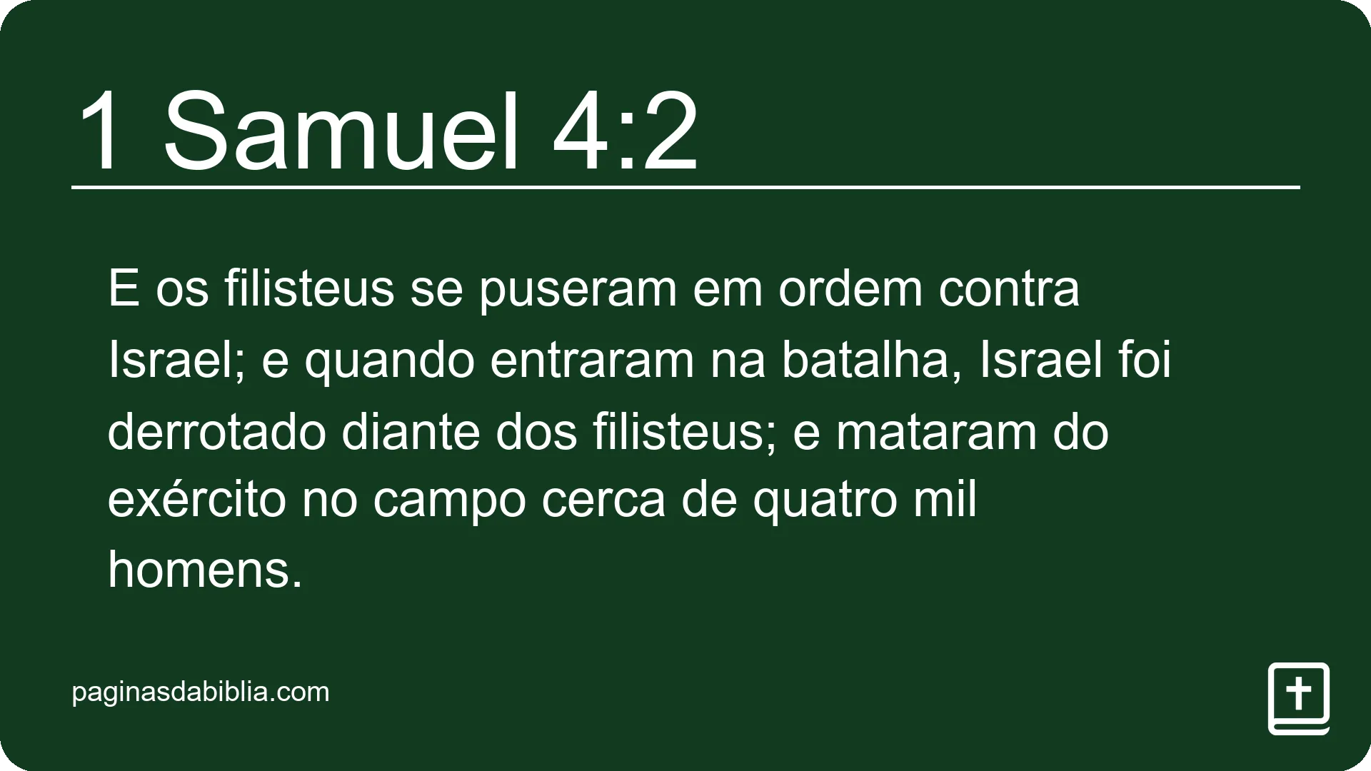 1 Samuel 4:2