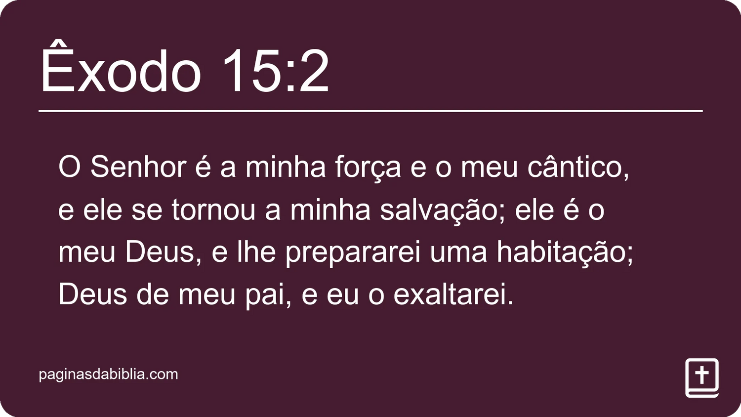 Êxodo 15:2