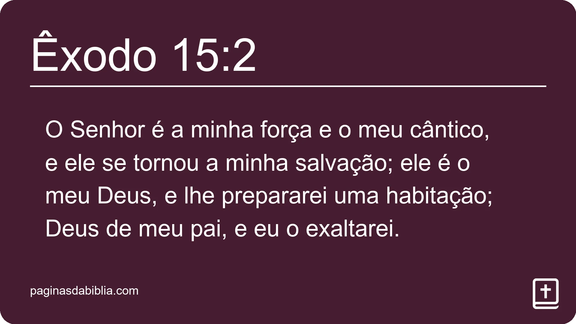 Êxodo 15:2