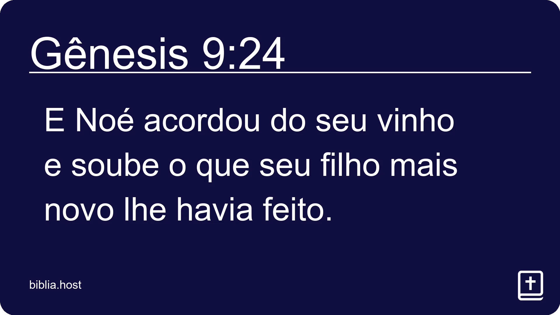 Gênesis 9:24