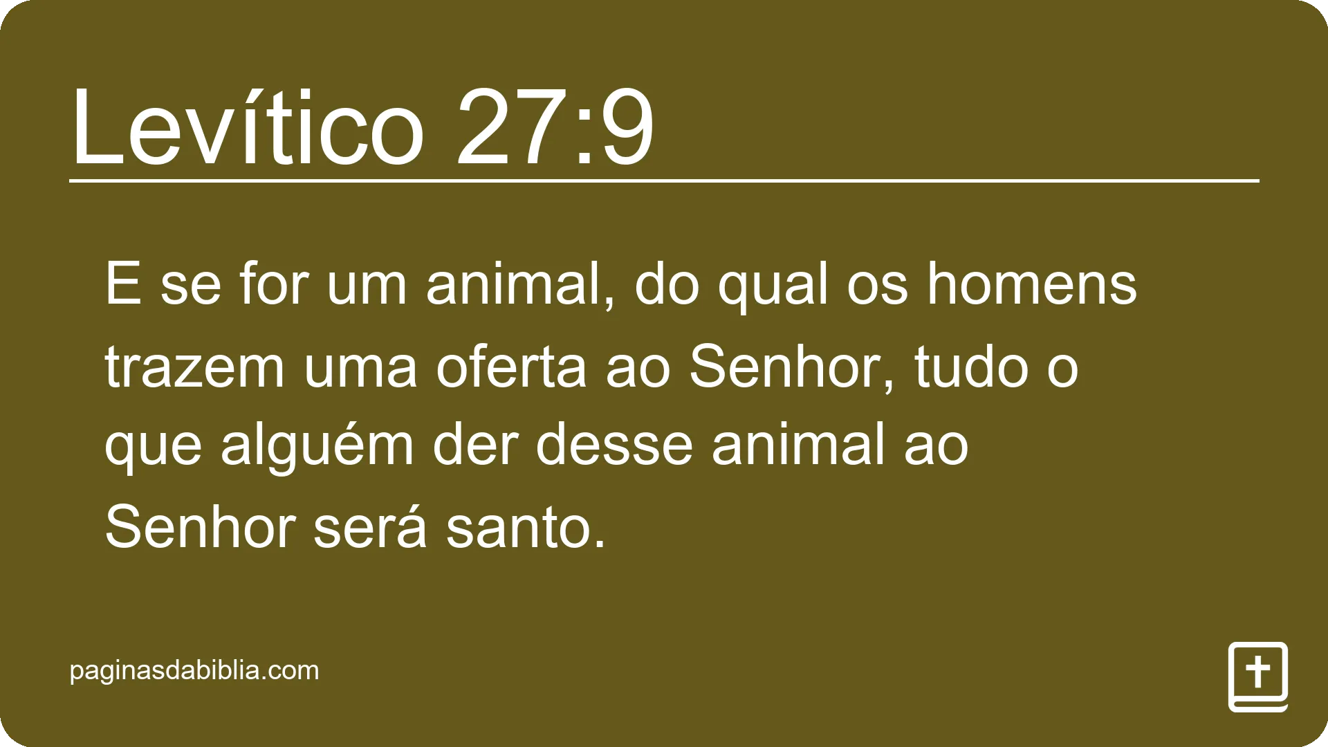 Levítico 27:9