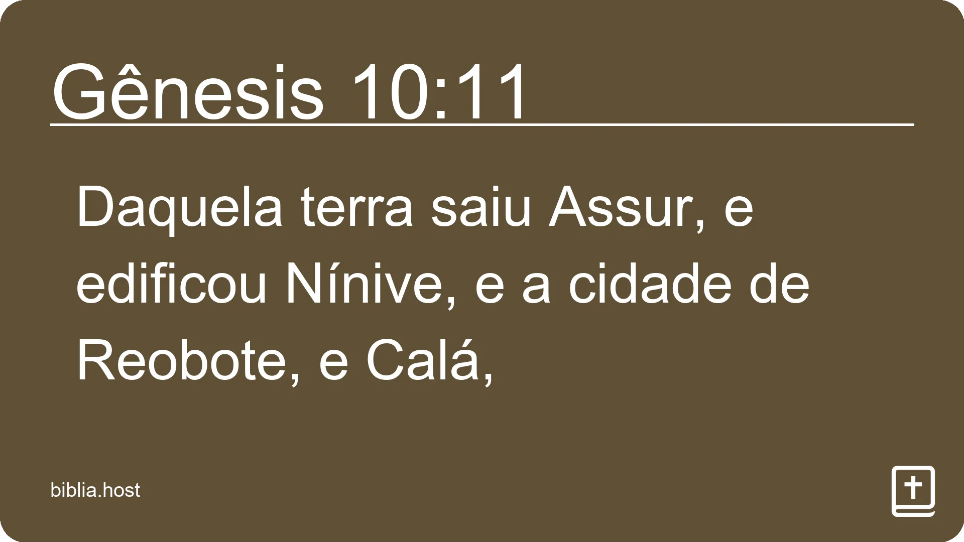 Gênesis 10:11