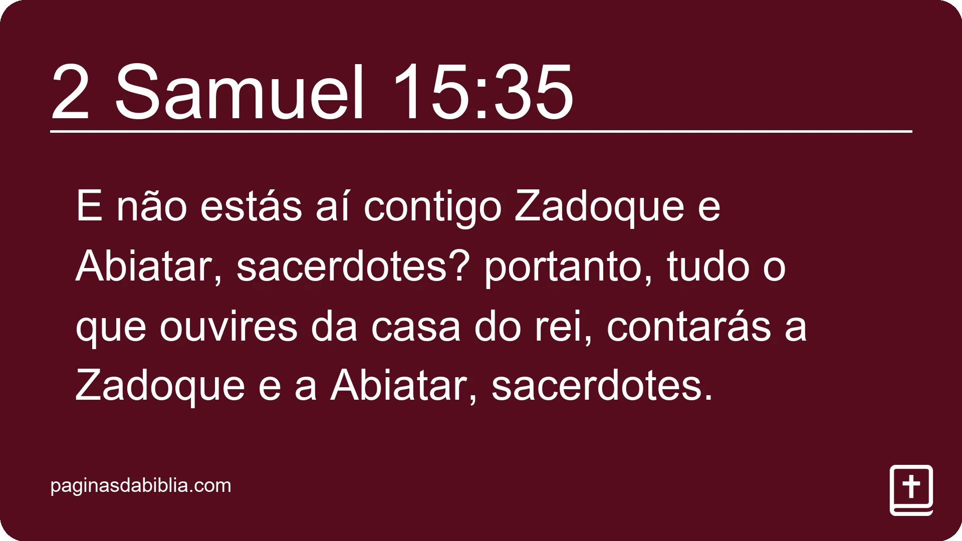 2 Samuel 15:35