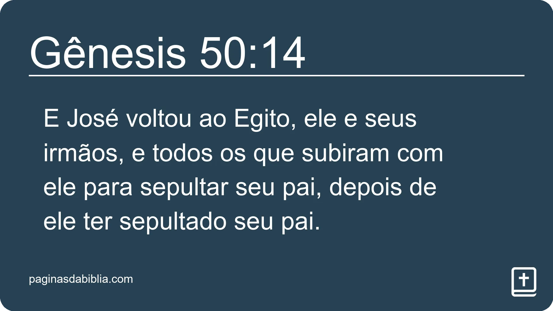 Gênesis 50:14