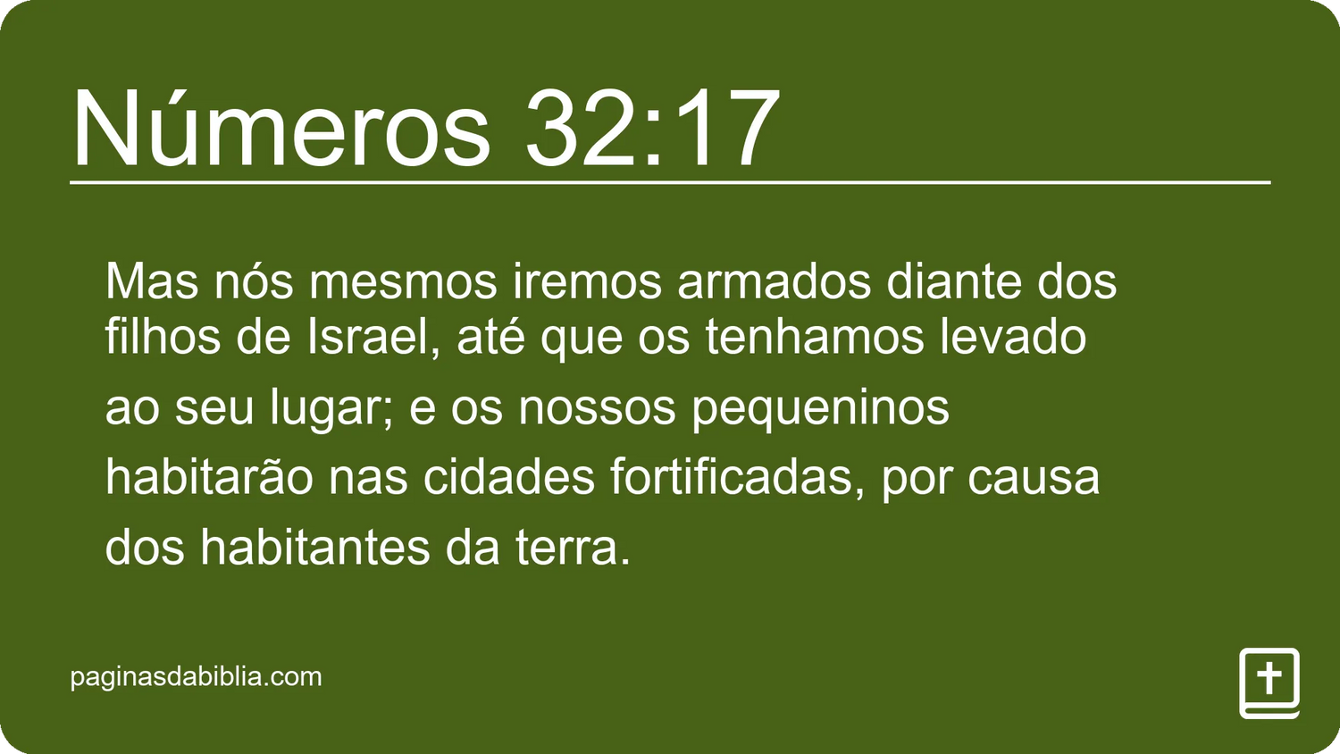 Números 32:17