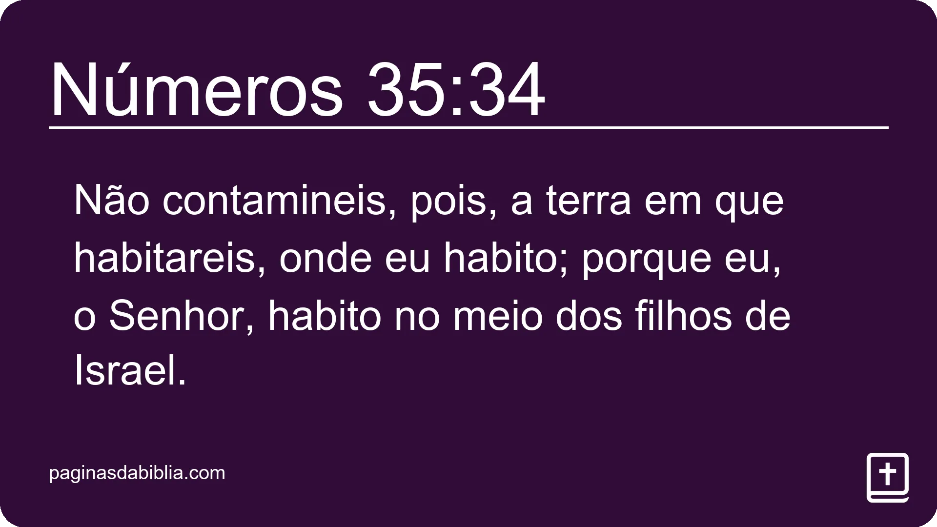 Números 35:34