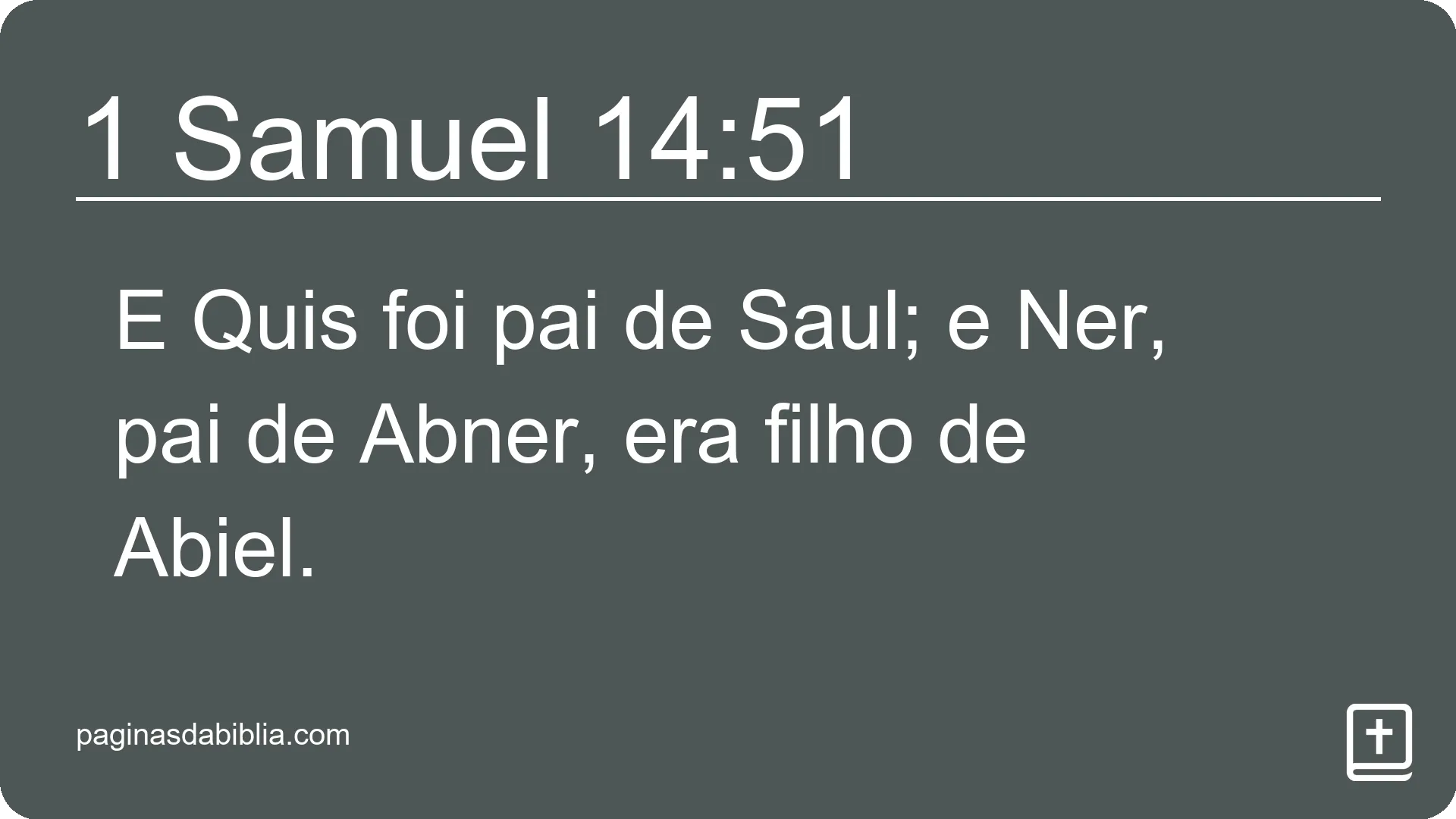 1 Samuel 14:51