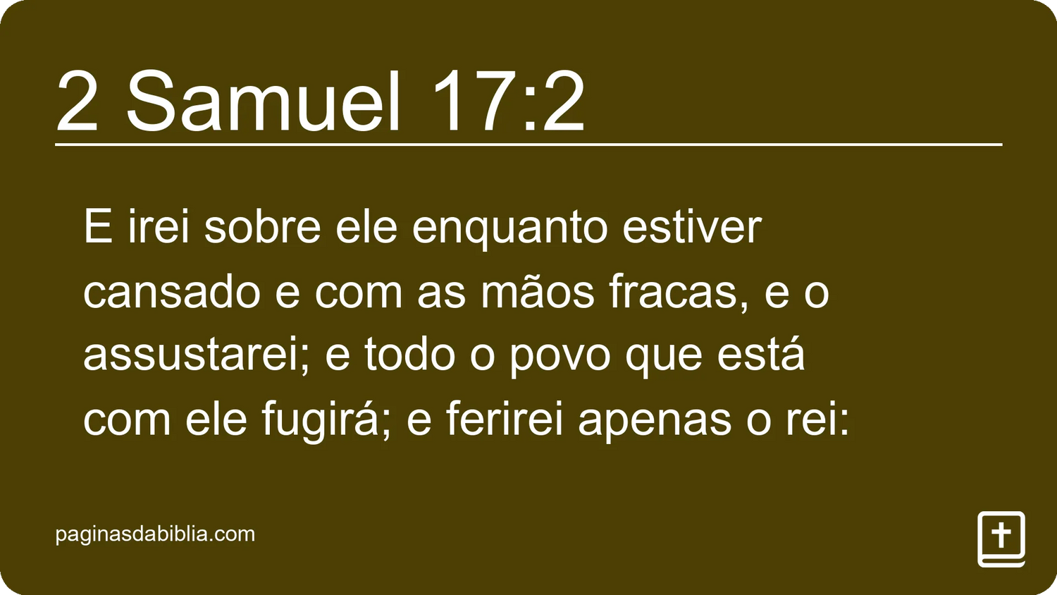 2 Samuel 17:2