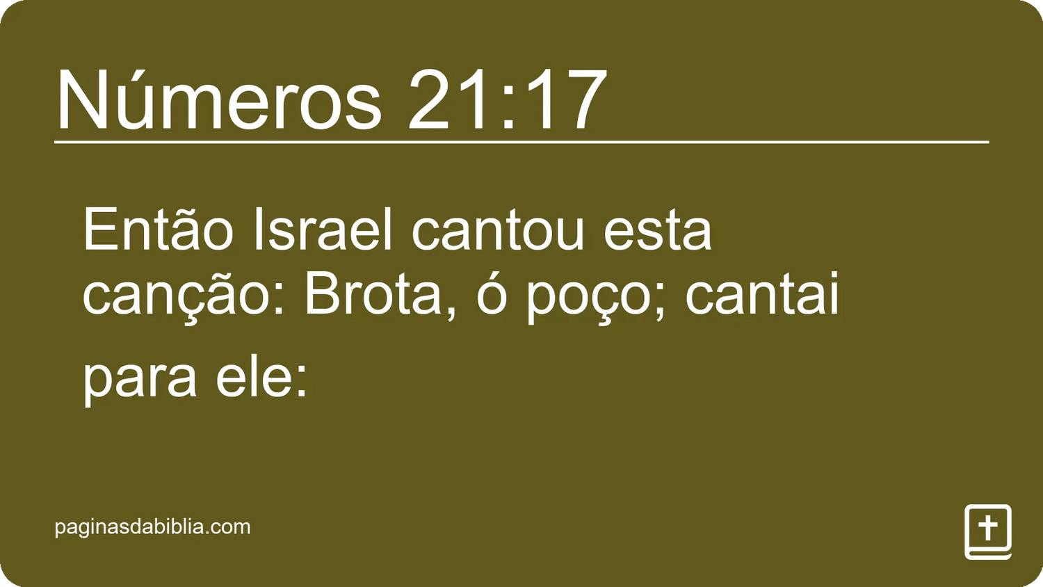 Números 21:17