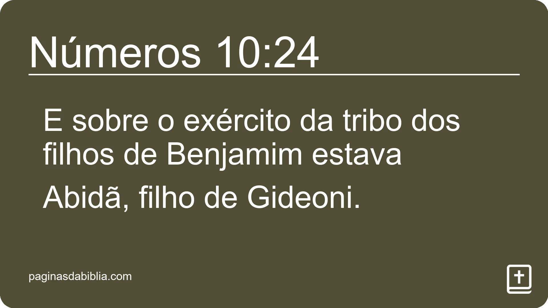 Números 10:24