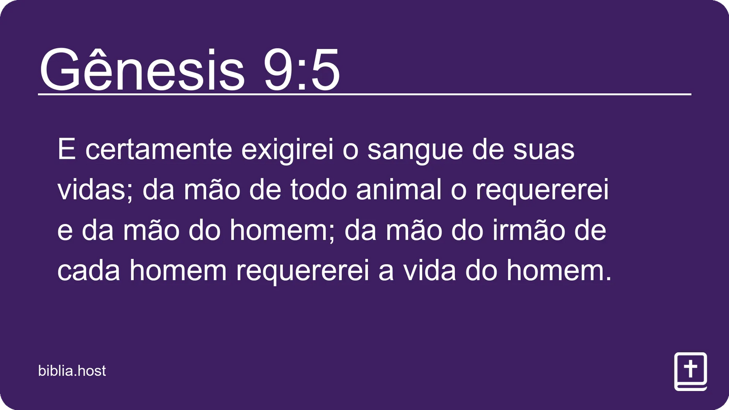 Gênesis 9:5