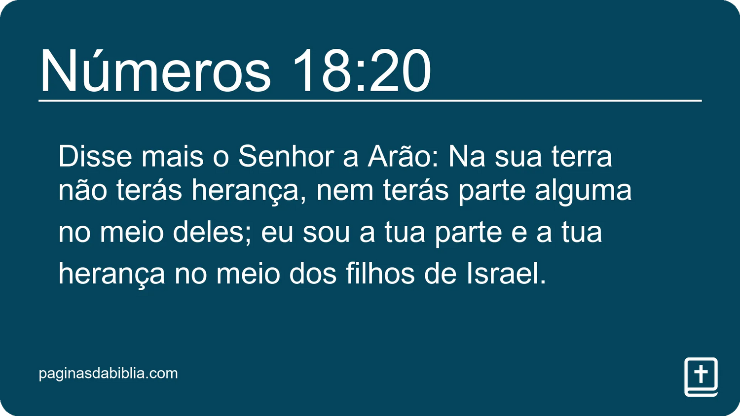 Números 18:20