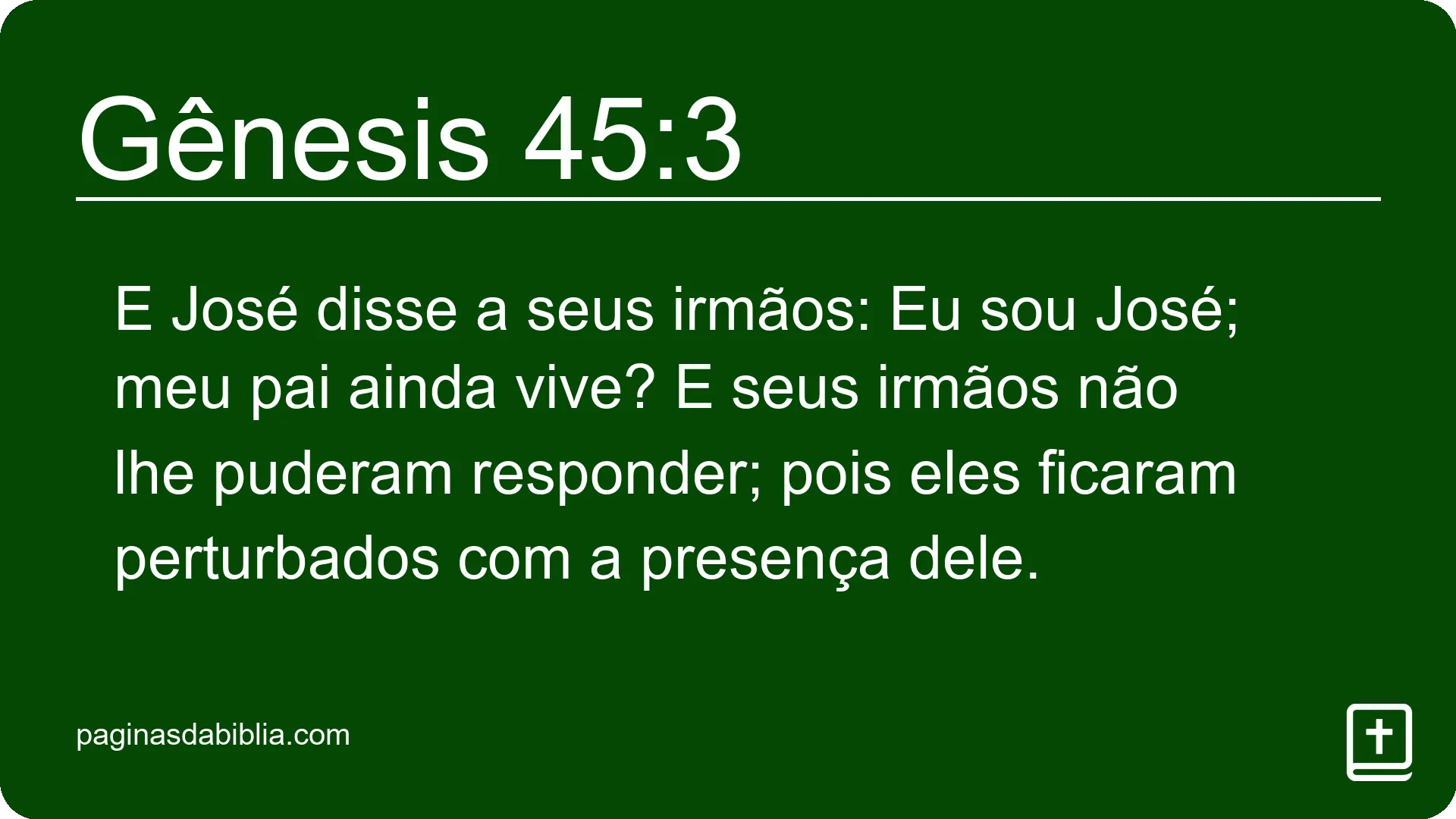 Gênesis 45:3