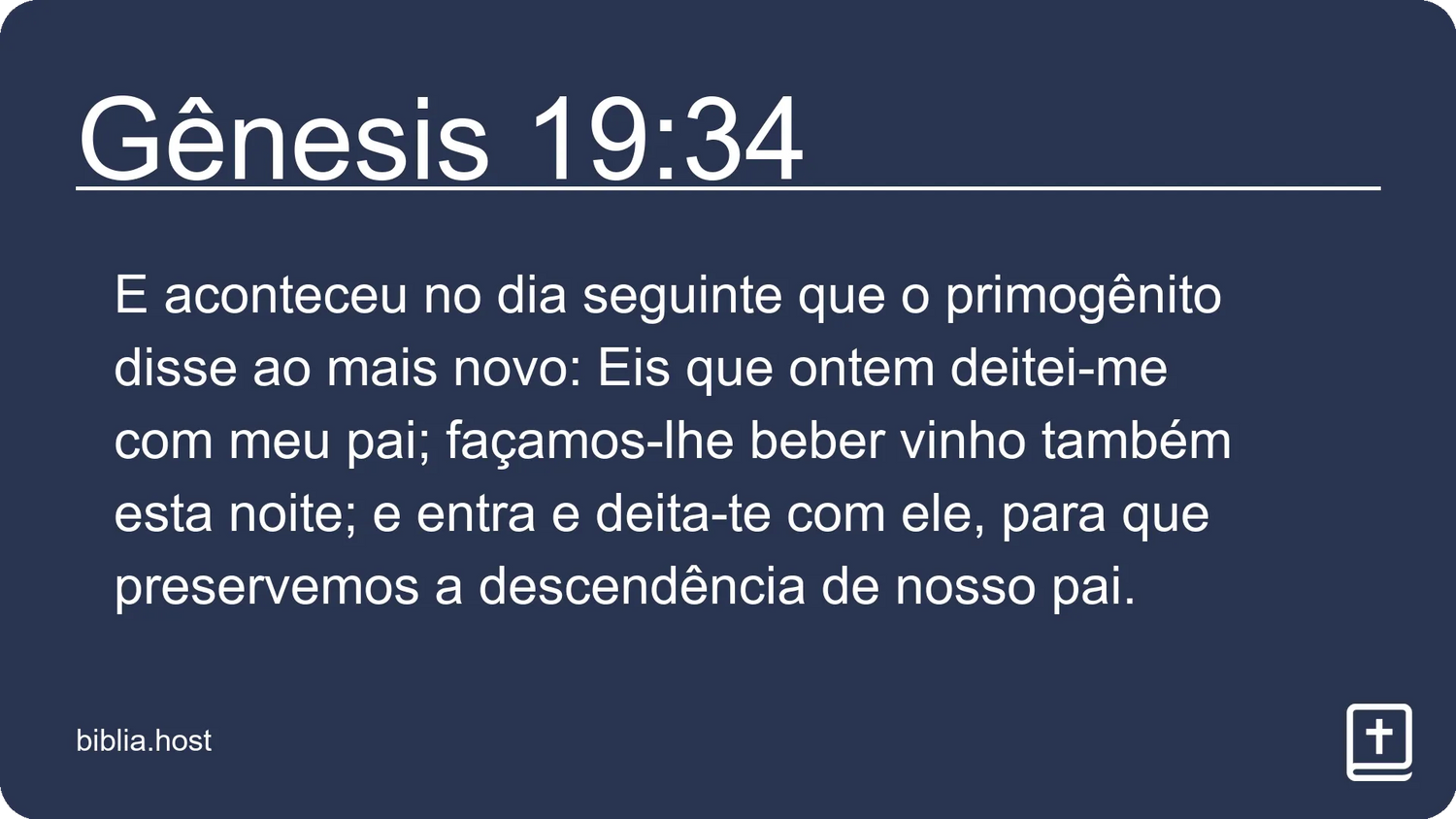 Gênesis 19:34