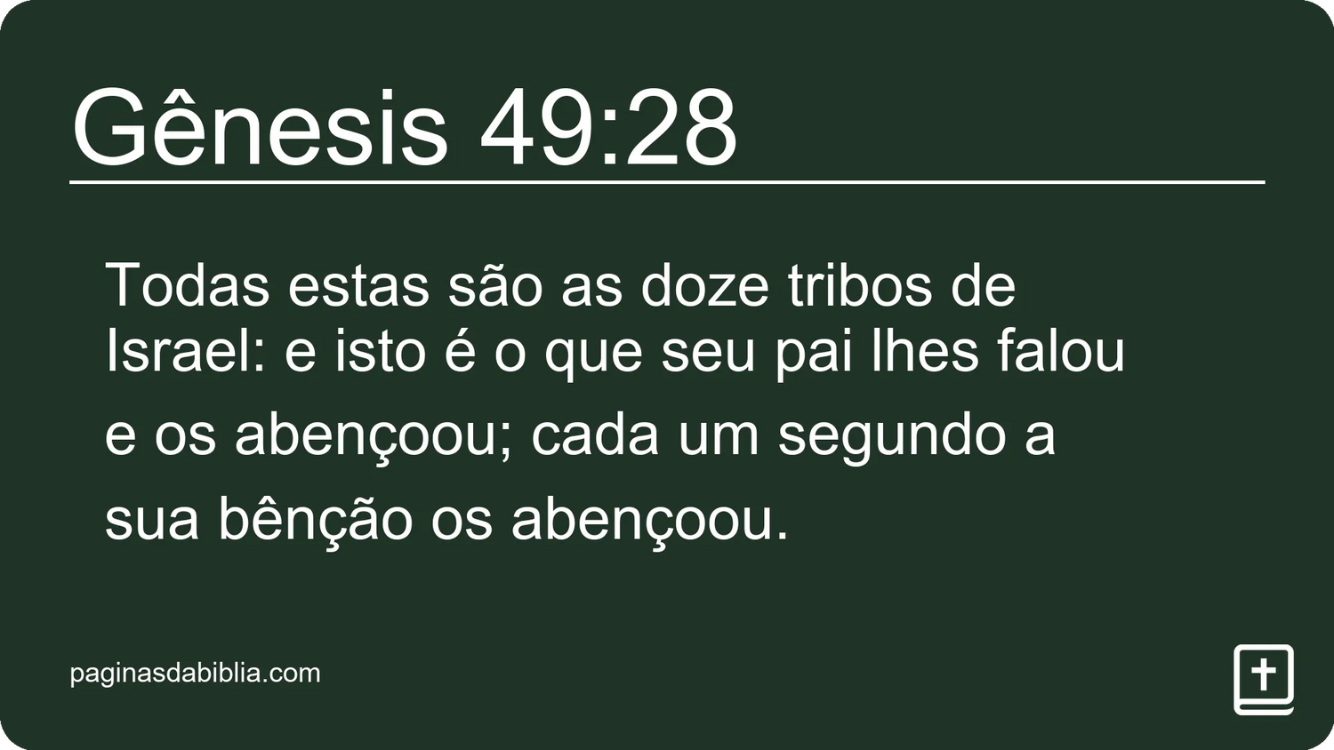 Gênesis 49:28