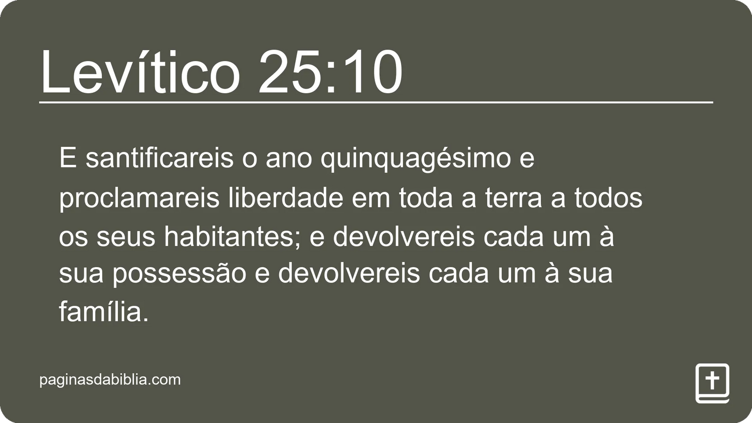 Levítico 25:10