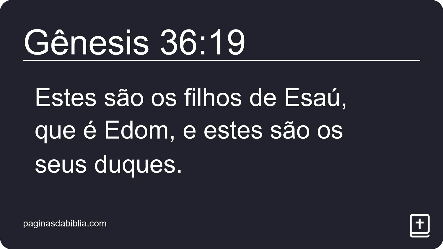 Gênesis 36:19