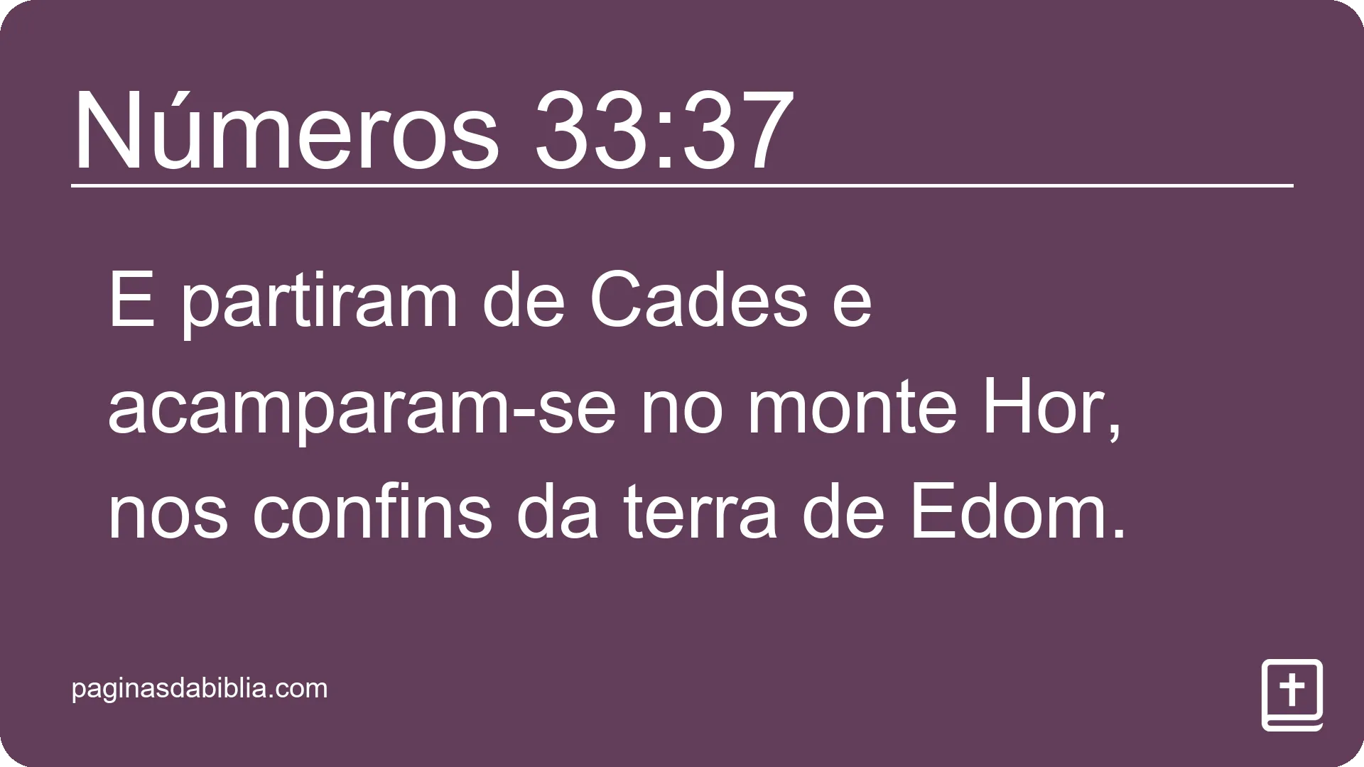 Números 33:37