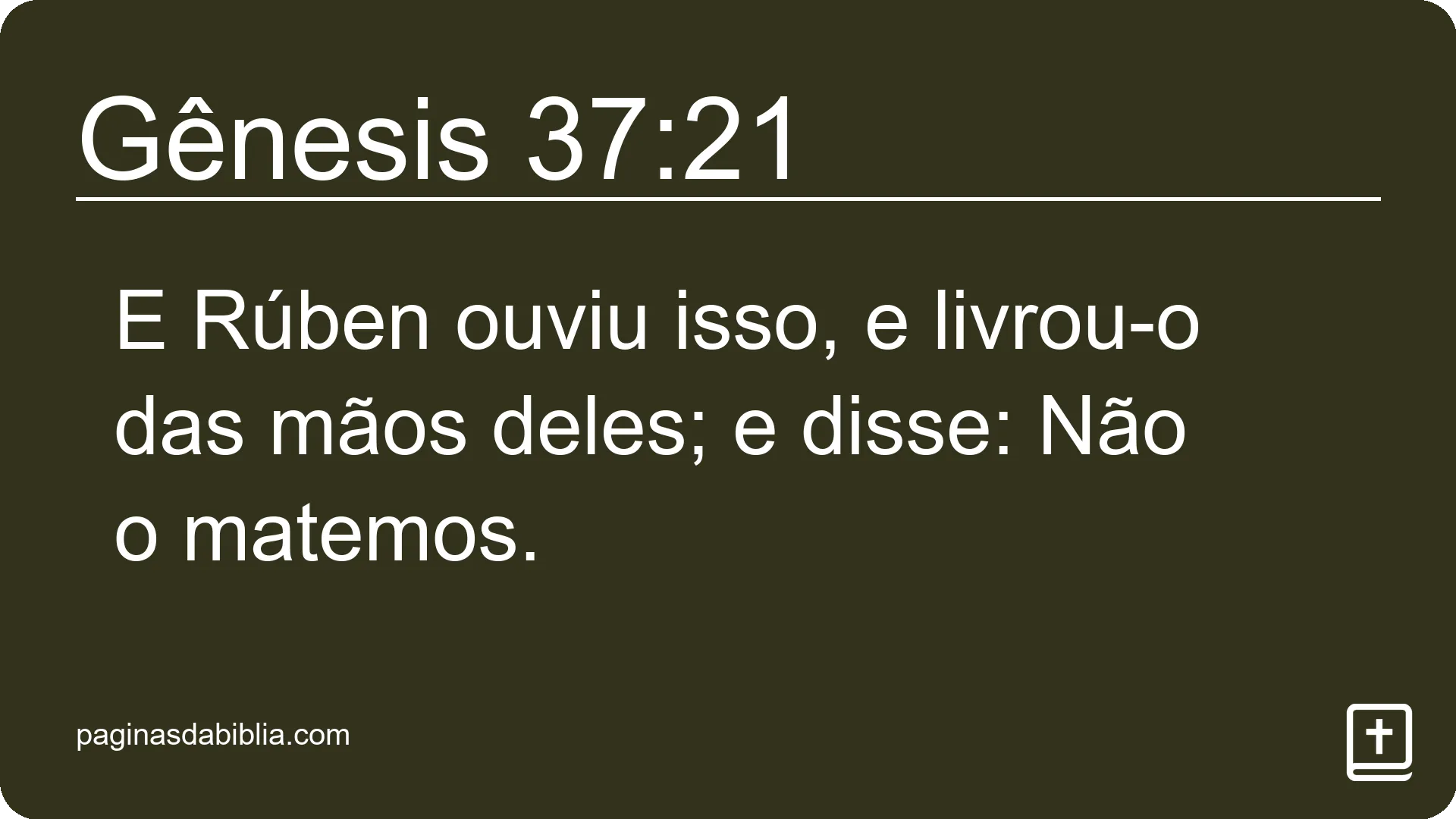 Gênesis 37:21