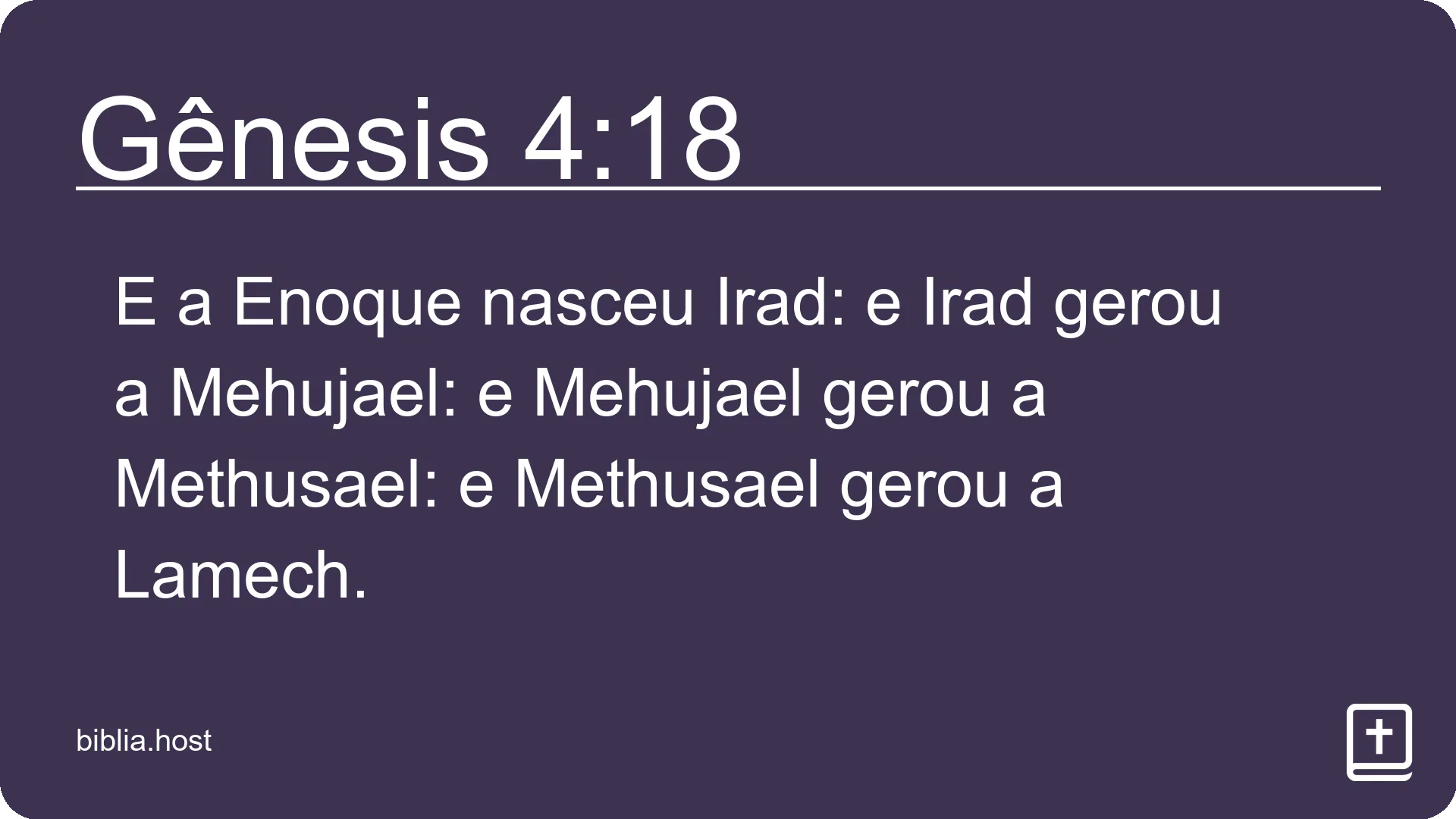 Gênesis 4:18