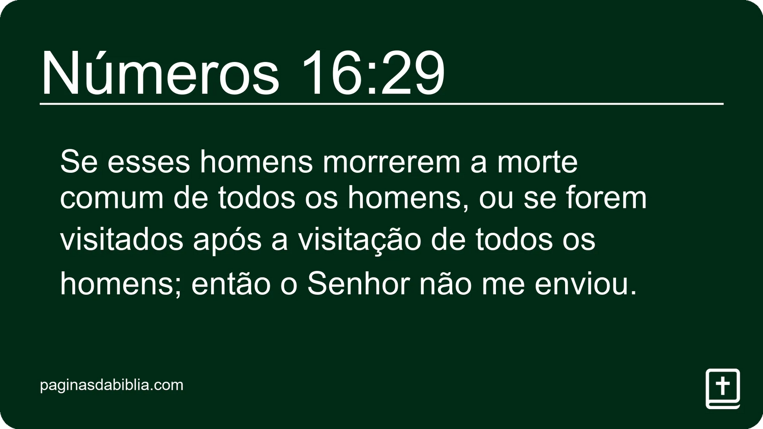 Números 16:29