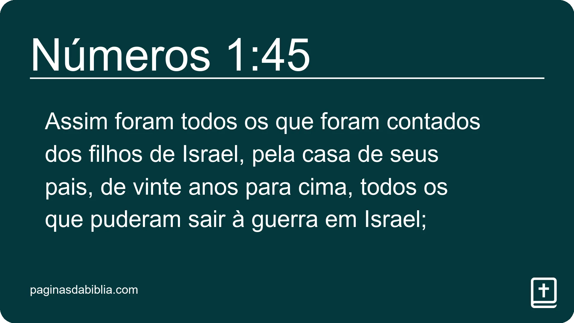 Números 1:45