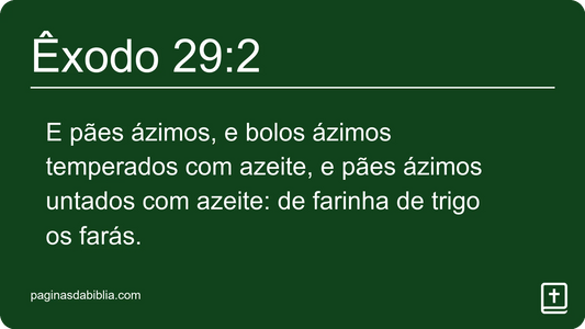 Êxodo 29:2