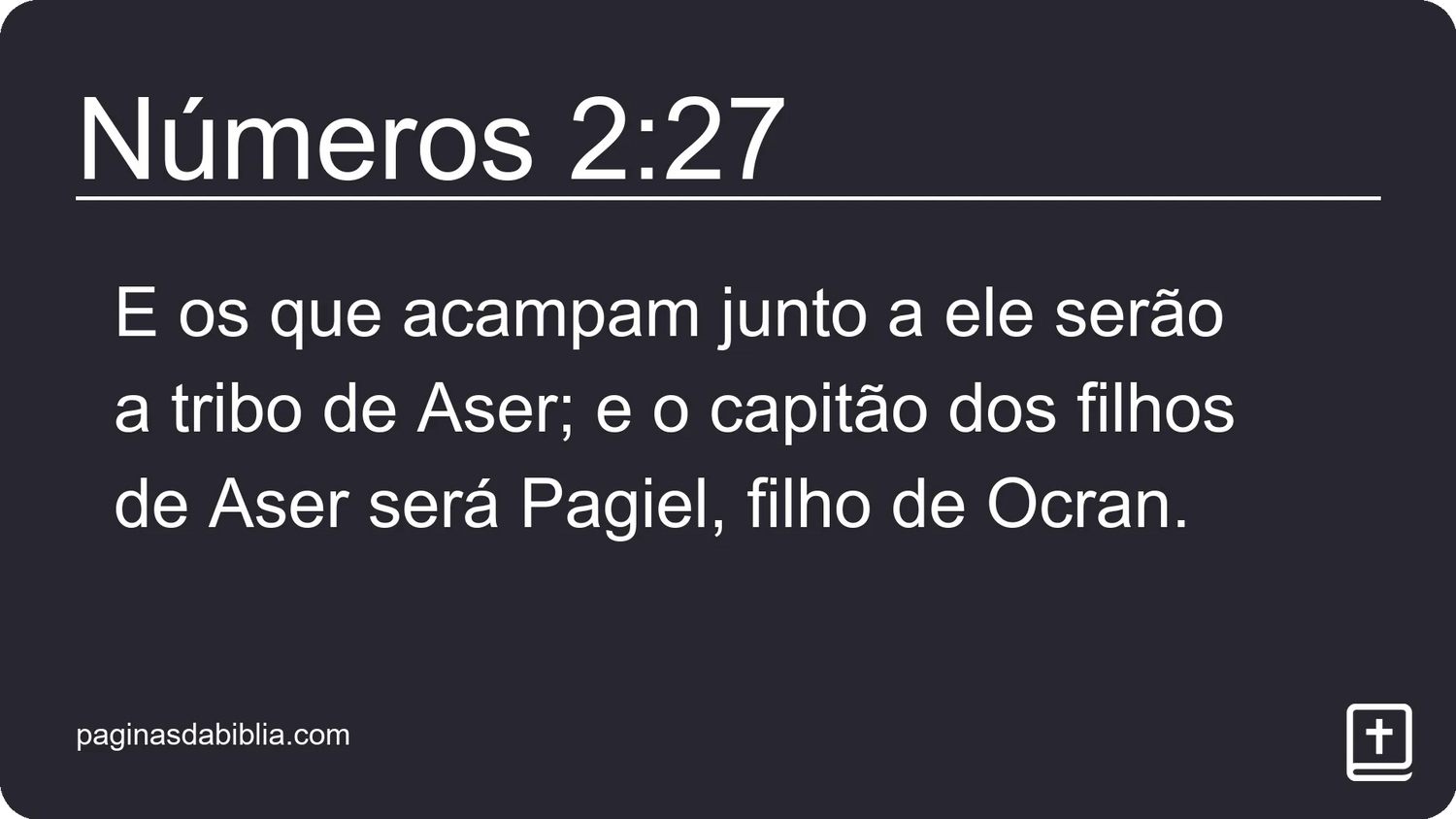 Números 2:27