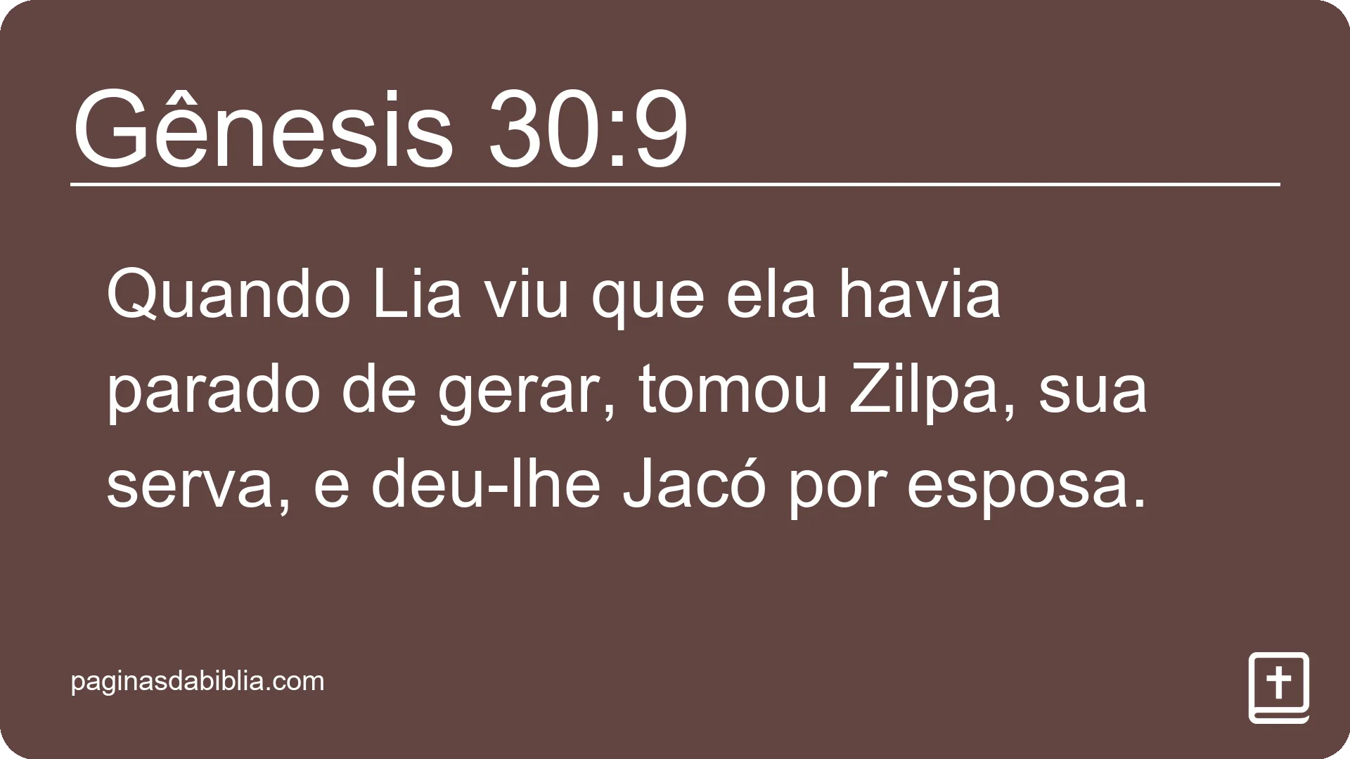 Gênesis 30:9